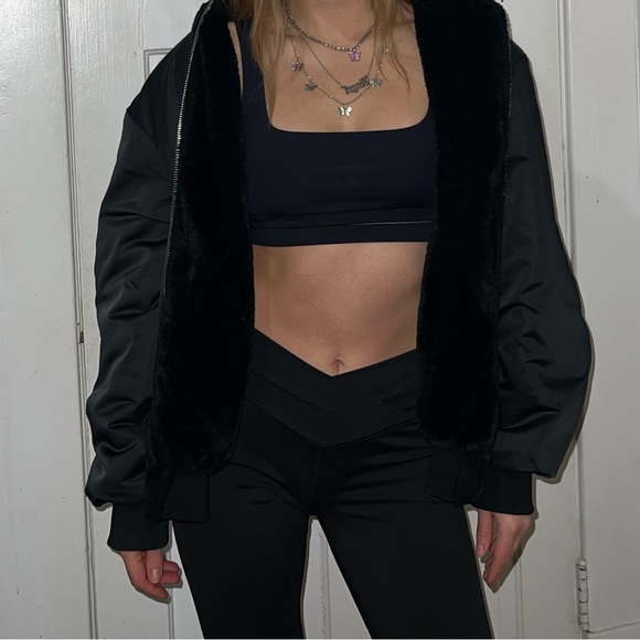 Garage reversible jacket, fur on one side and waterproof lining on other. - Picture 4 of 7